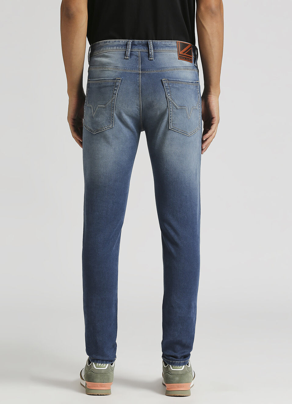 Chinox Light Blue Mid Rise Skinny Gymindigo Jeans, , large image number 3