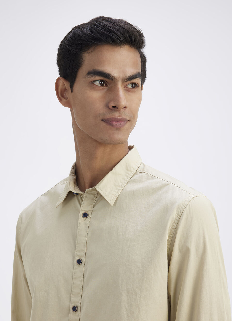 Men Beige Full Sleeve Shirt, , large image number 4