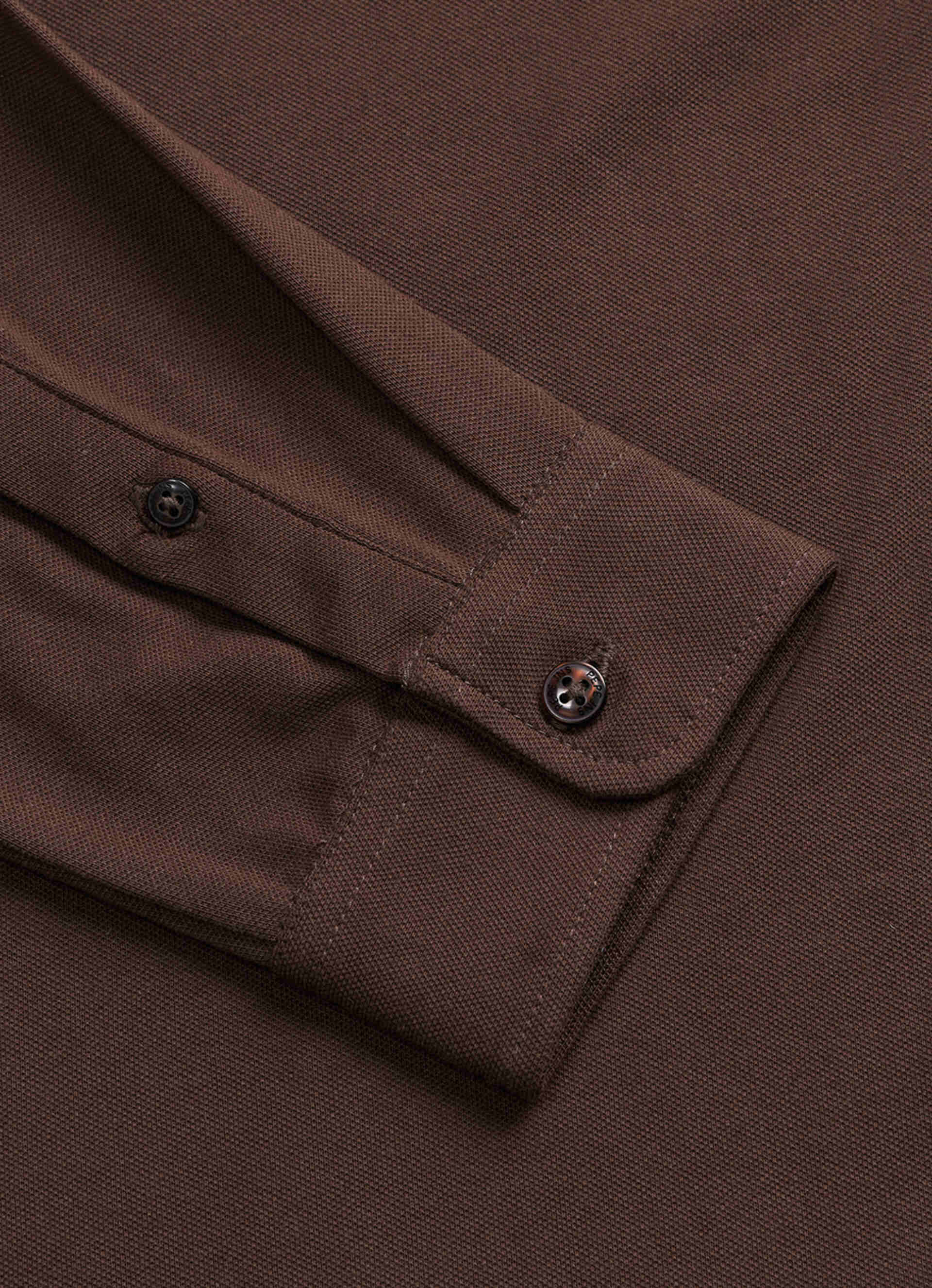 Men Brown Solid Shirt, , large image number 8