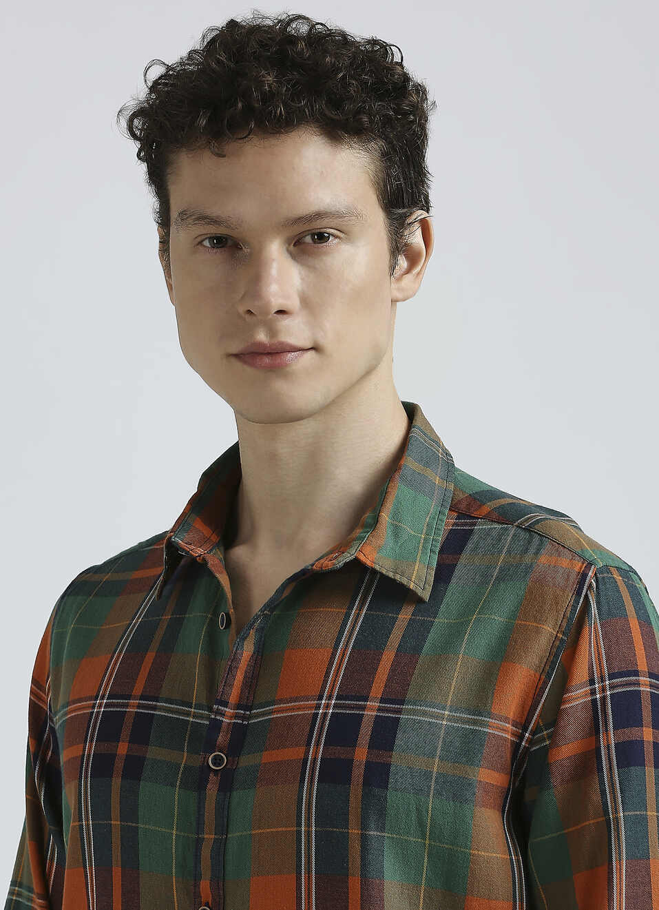 Green Checks Full Sleeve Shirt, , large image number 4