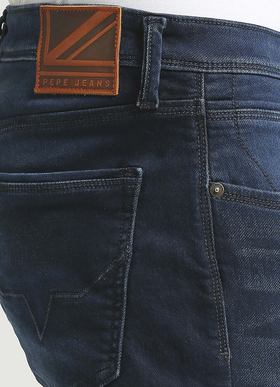 Chinox Dark Blue Mid Rise Skinny Fit Gymindigo Jeans, , large image number 4