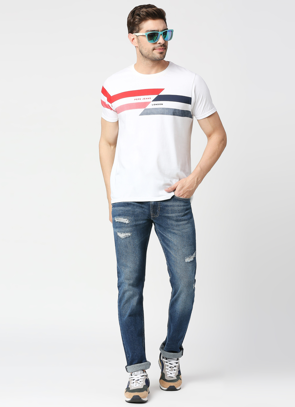 Vapour Slim Fit Mid Waist Jeans, , large image number 5