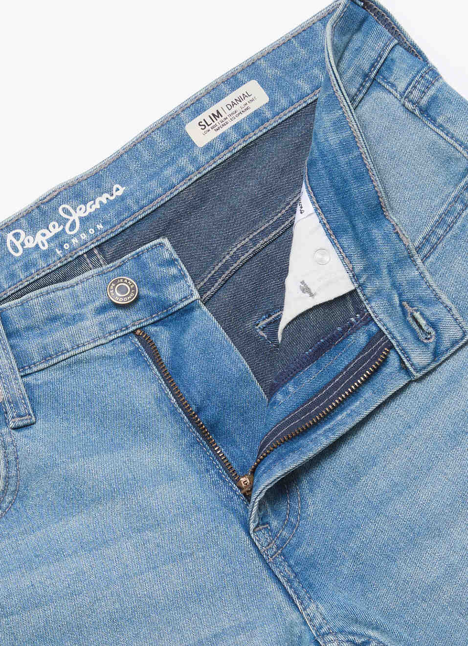 Men Blue Tapered Fit Low Rise Stretchable Jeans, , large image number 6