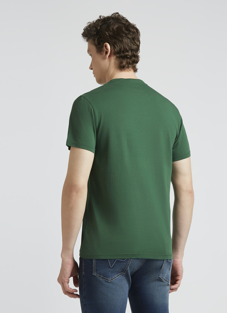 Green Graphic Print Short Sleeve T-shirt, , large image number 2