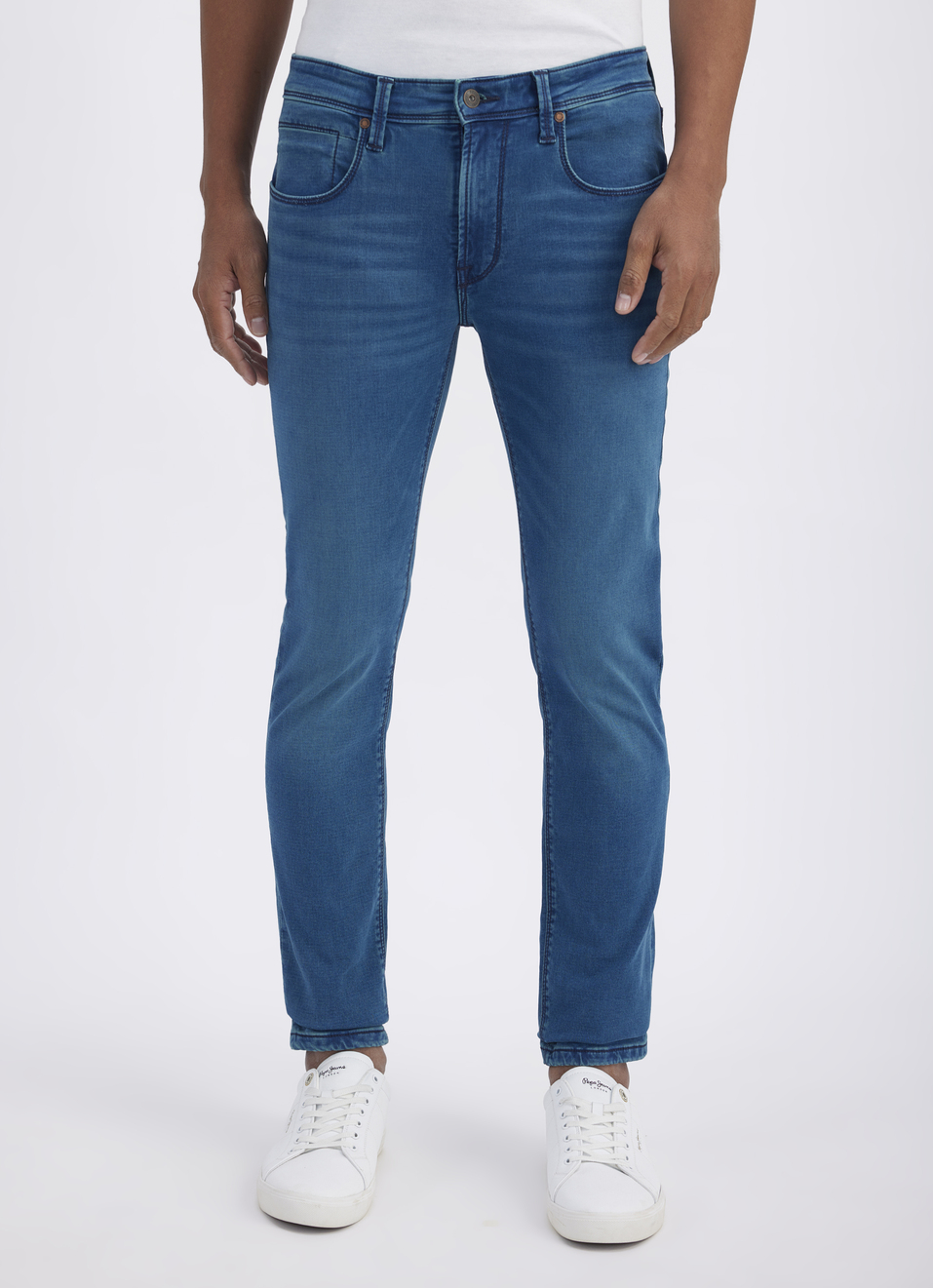 Men Green Slim Tapered Fit Low Rise Jeans , , large image number 1