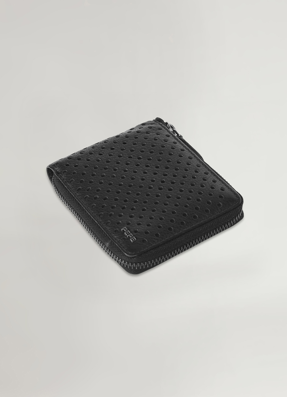 Black Embossed Wallet, , large image number 0