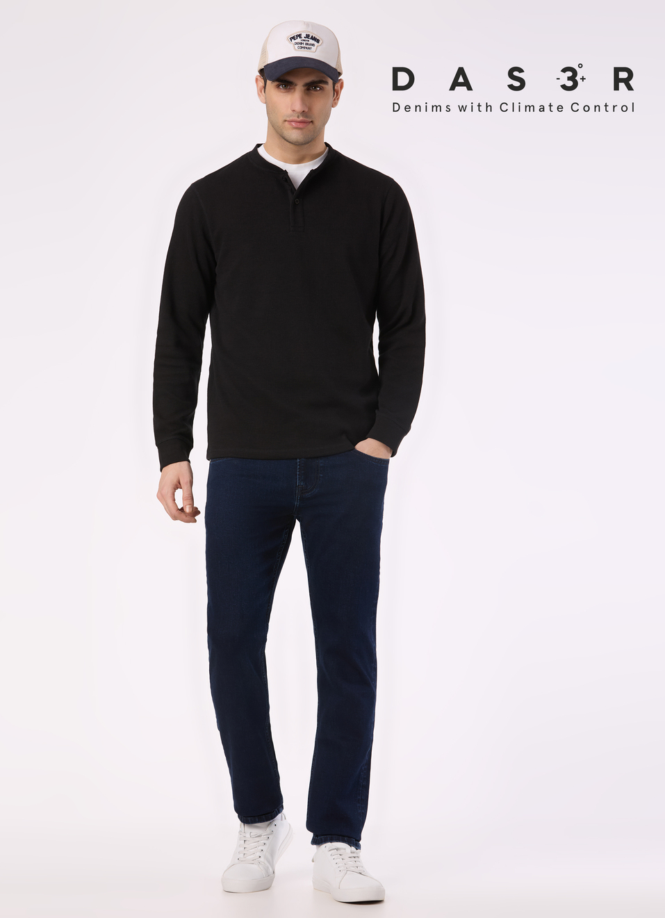 Men Dark Blue Mid Rise Slim Fit Stretchable Jeans, , large image number 0