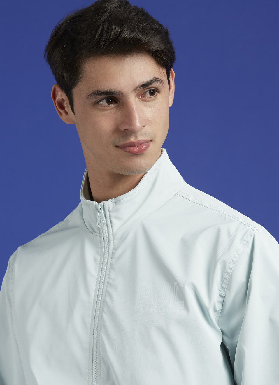 Blue Lightweight Full Sleeve Jacket, , large image number 4
