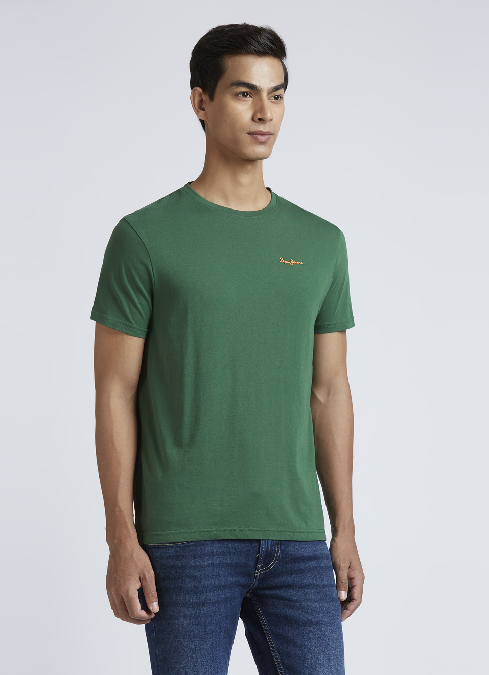 Green Back Print Short Sleeve T-shirt, , large image number 3