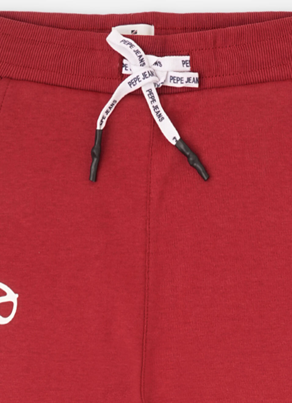 Boys Red Ribbed Waist Knit Joggers, , large image number 2