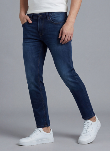 Oliver Blue Mid Rise Skinny Gymindigo Ankle Jeans
