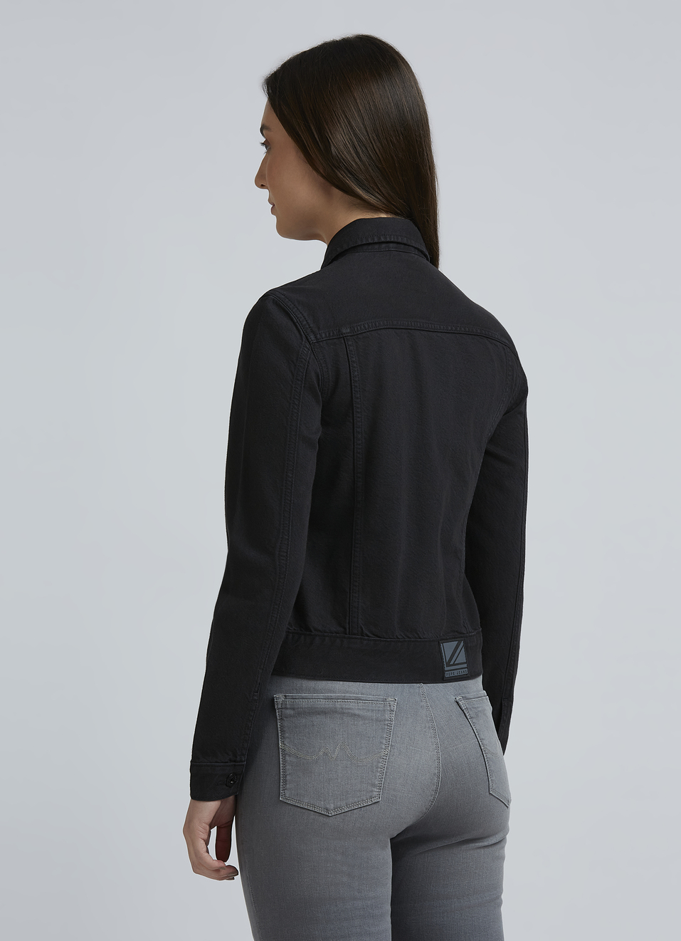 Black Full Sleeve Denim Jacket, , large image number 2