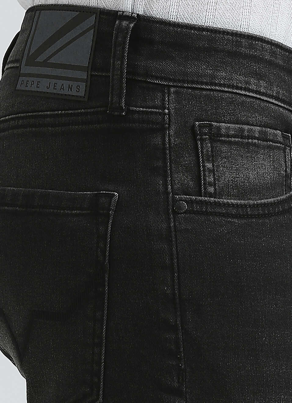 Vapour Black Mid Rise Slim Jeans, , large image number 4