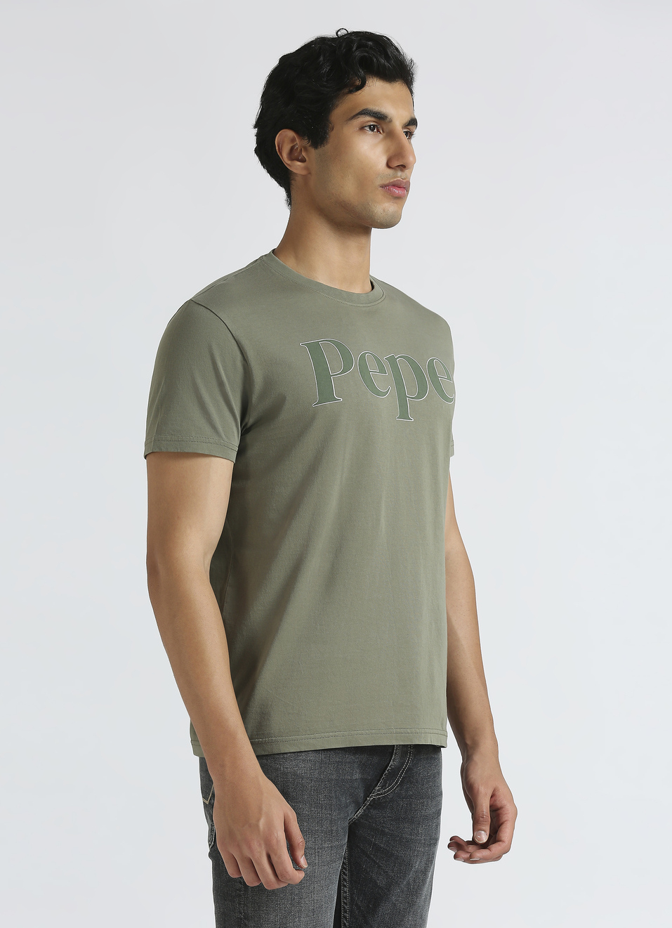 Green Graphic Print Short Sleeve T-shirt, , large image number 3
