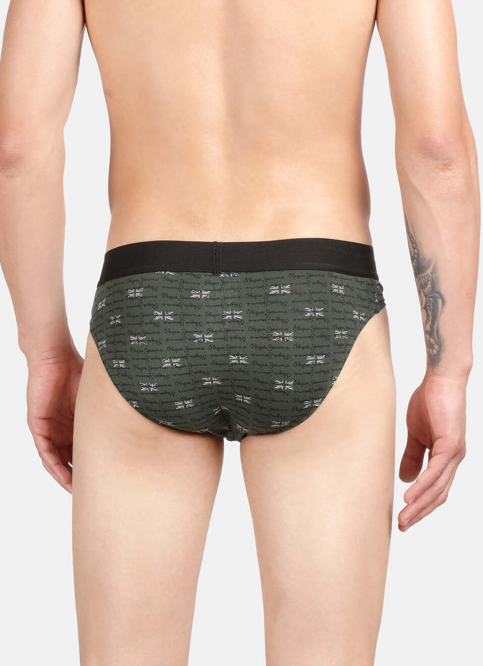 Green Printed Briefs, , large image number 2