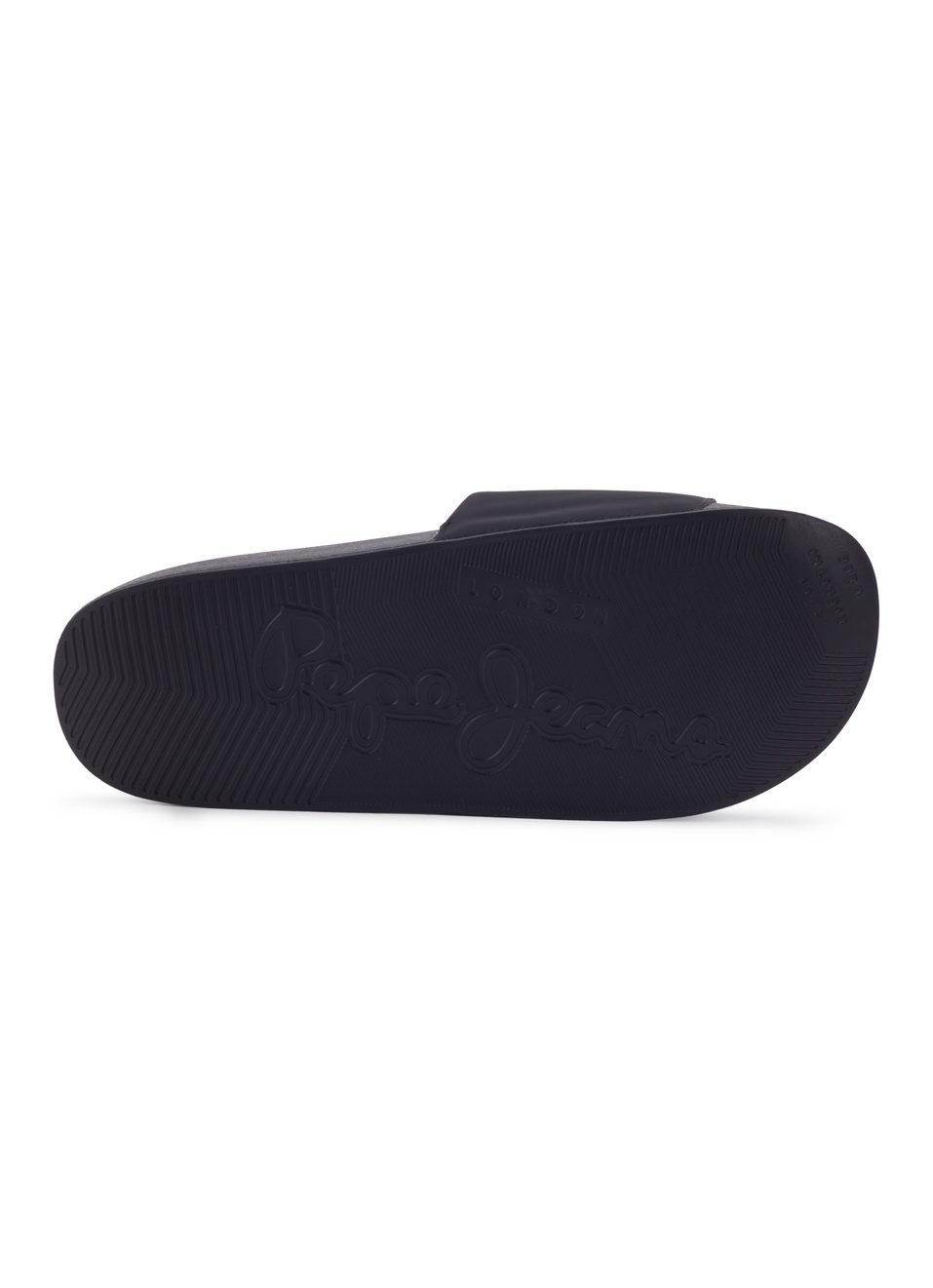 Black Logo Printed Anti-skid Beach Slides, , large image number 6