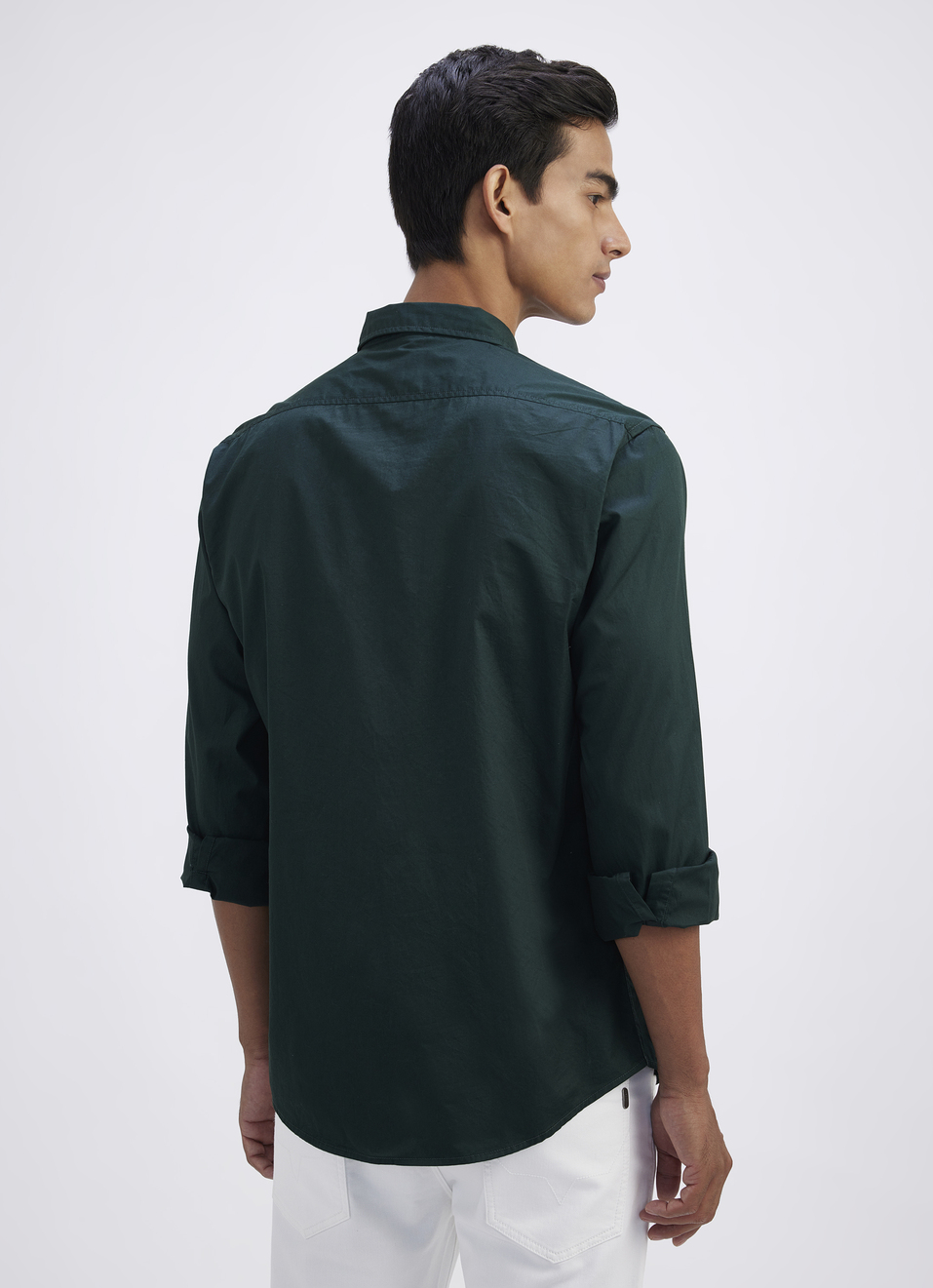 Men Green Full Sleeve Shirt, , large image number 2