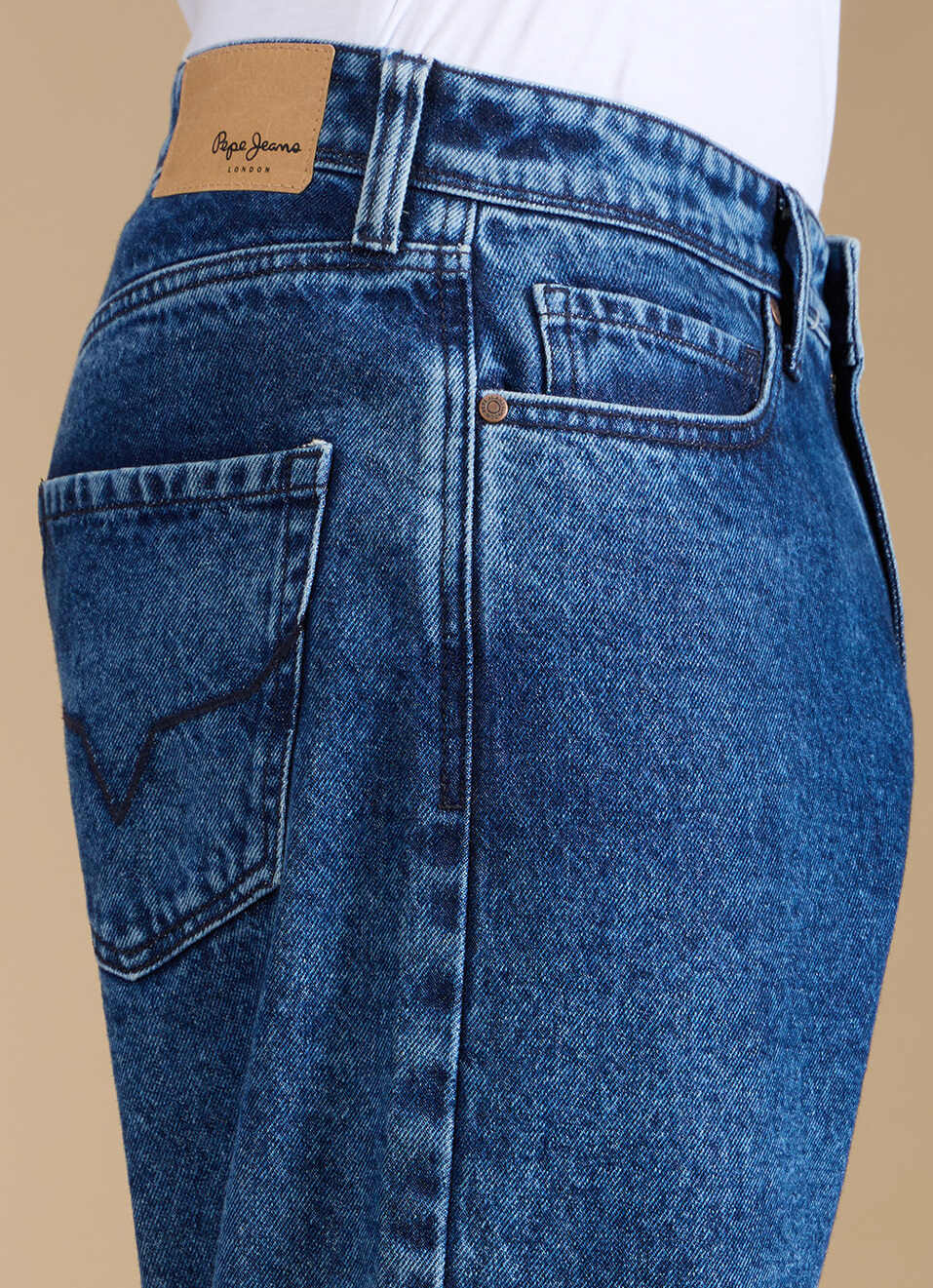 Men Blue Mid Rise Relaxed Fit Jeans, , large image number 4