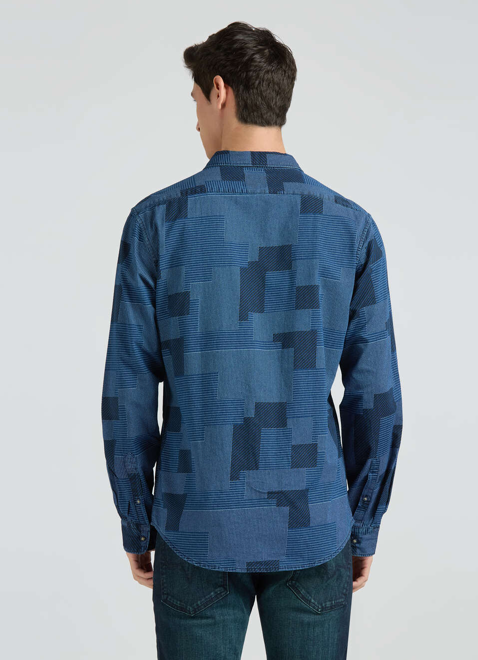 Blue Full Sleeve Shirt, , large image number 2