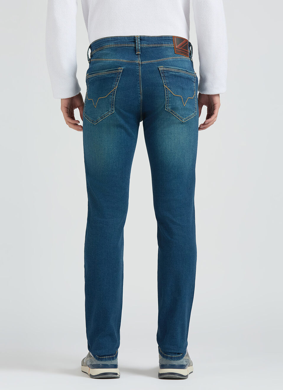 Scott Blue Low Rise Skinny Jeans, , large image number 3