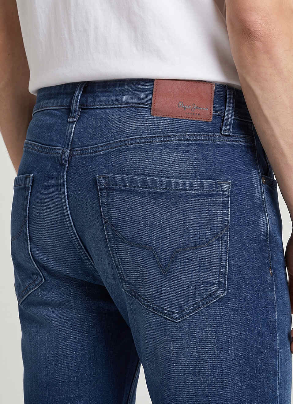 Men Green Stretchable Jeans, , large image number 5