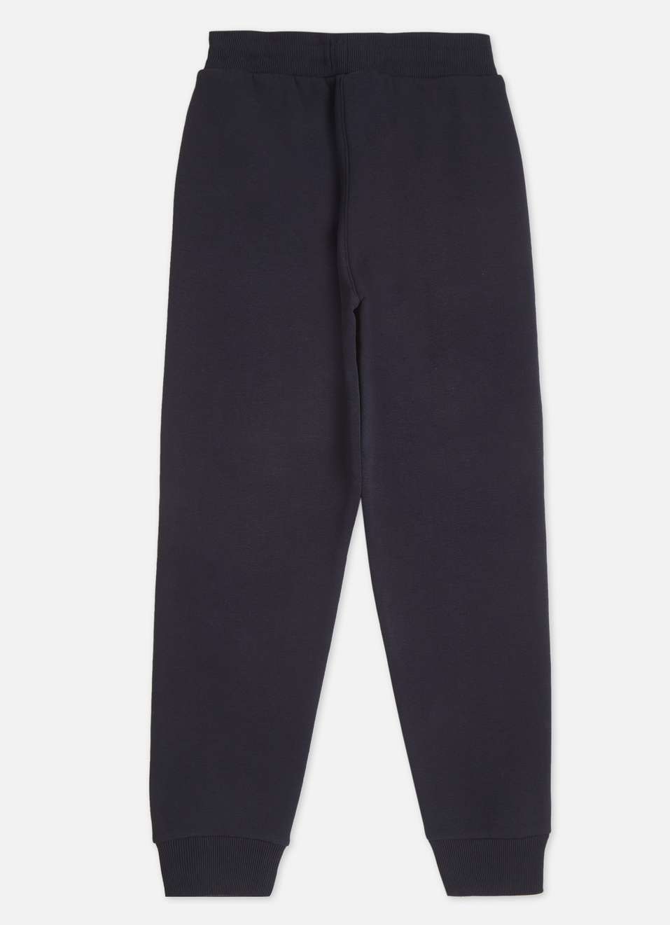Boys Navy Ribbed Waist Knit Joggers, , large image number 1