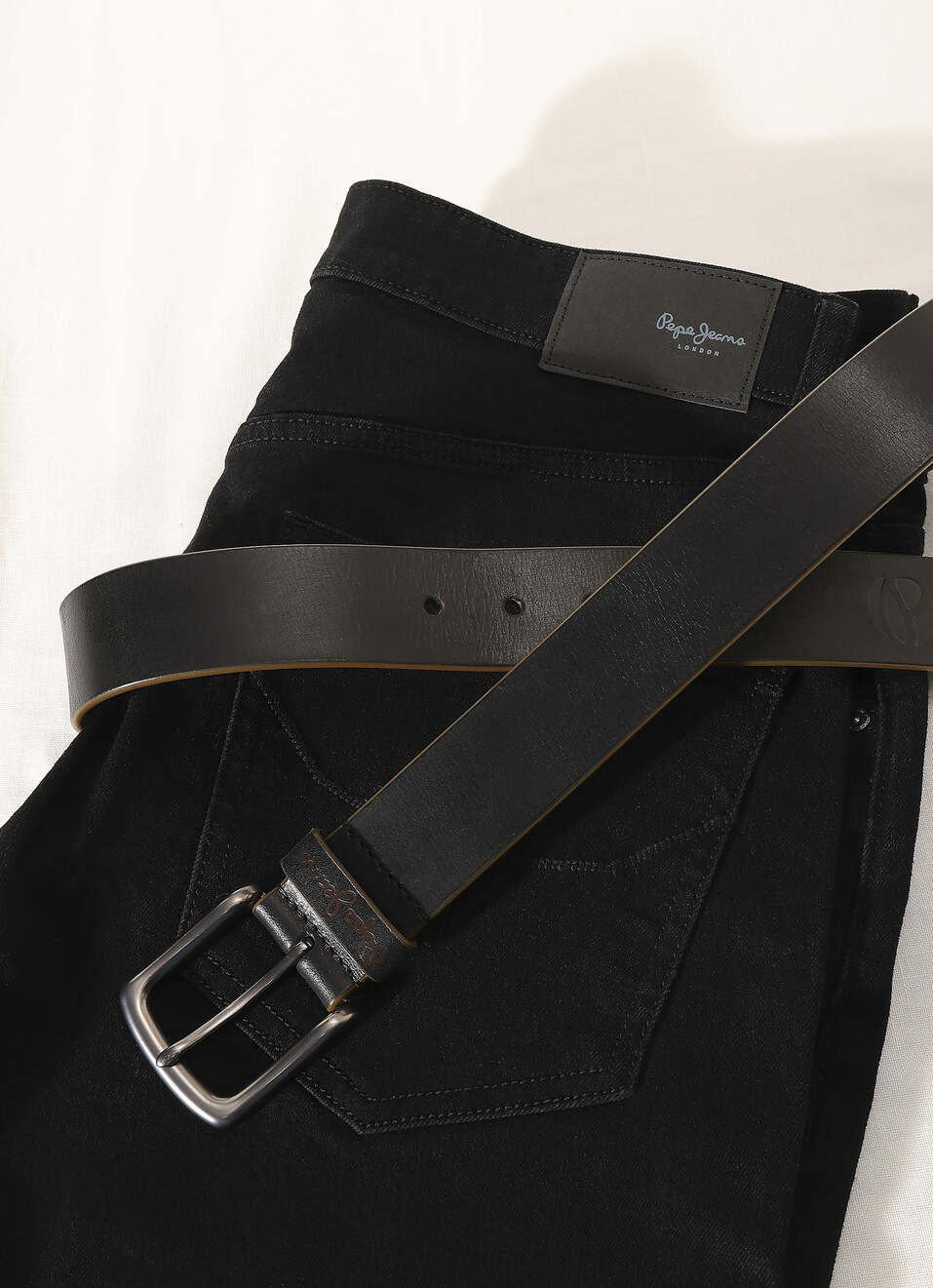 Brown Classic Leather Belt, , large image number 5