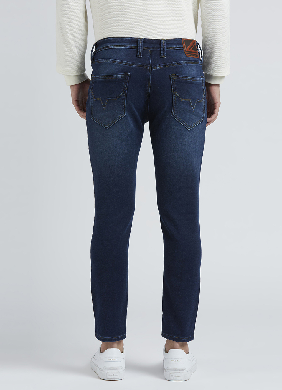 Oliver Blue Mid Rise Skinny Gymindigo Ankle Jeans, , large image number 3