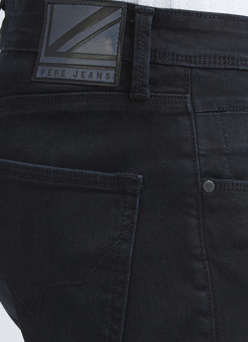 Danial Black Low Rise Tapered Jeans, , large image number 4