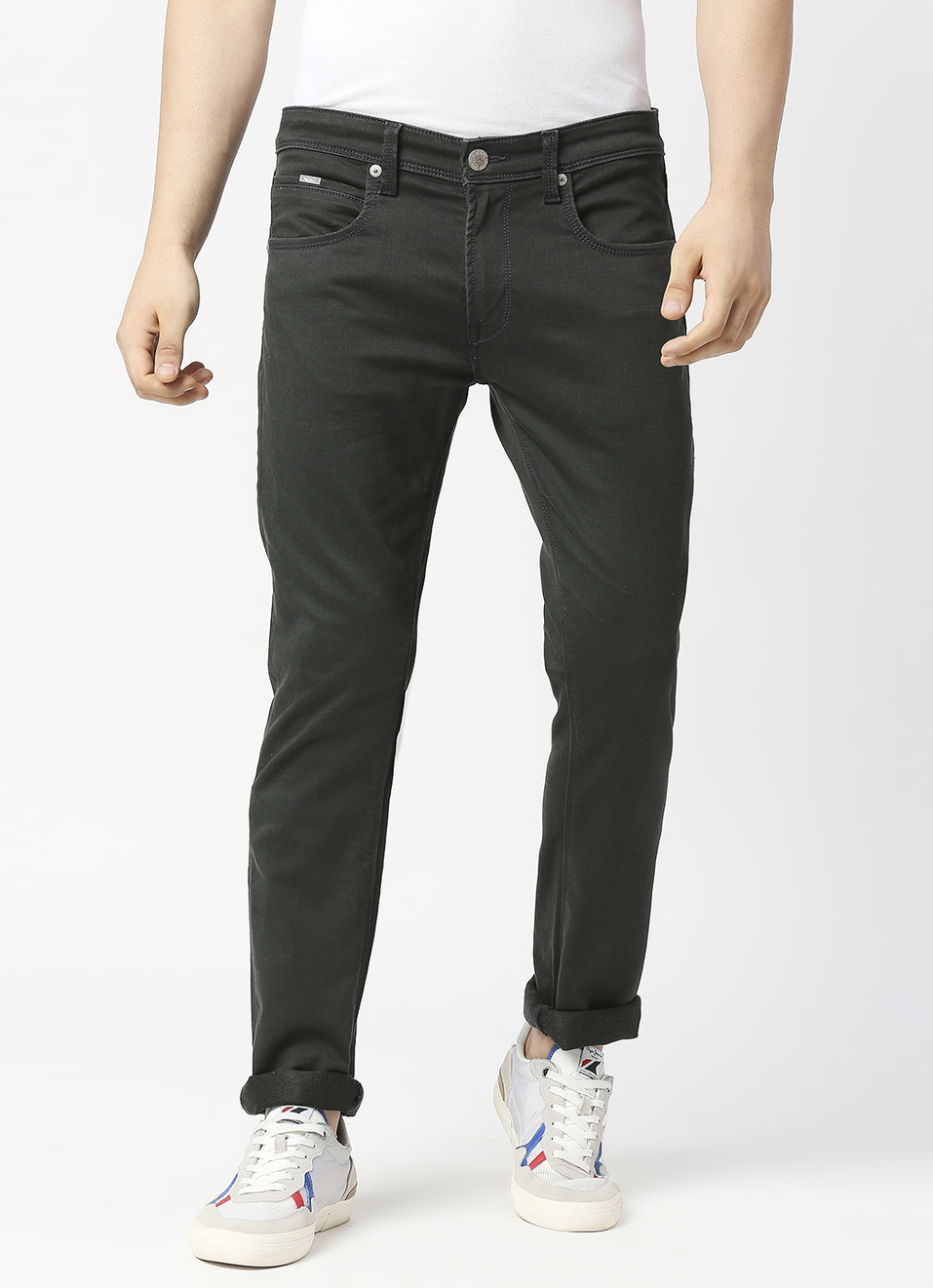 Vapour Slim Fit Mid Waist Jeans, , large image number 2