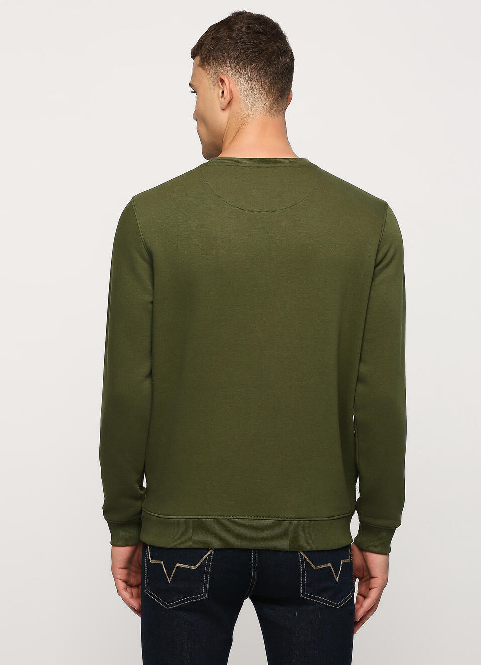 Green Graphic Printed Sweatshirt, , large image number 2