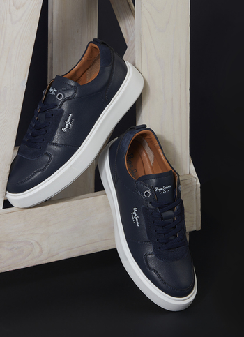 Yogi Street Blue Cup Sole Sneakers