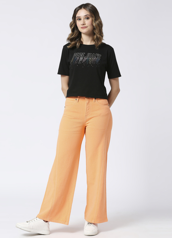 Wide Leg Loose Fit High Waist Jeans