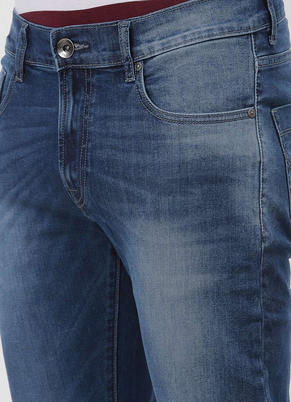 Vapour Slim Fit Mid Waist Jeans, , large image number 4