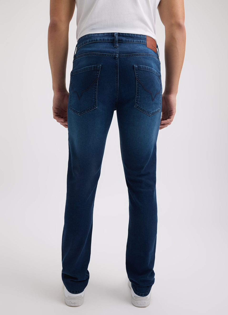 Men Blue Slim Fit Mid Rise Jeans , , large image number 2