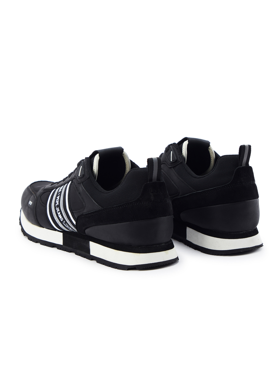 Black 3d Logo Anti-skid Running Sneakers, , large image number 3