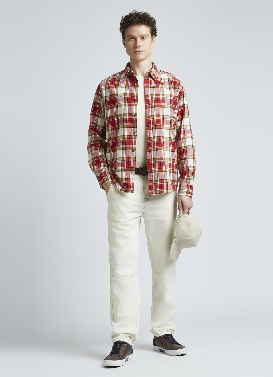 Red Check Full Sleeve Shirt, , large image number 5