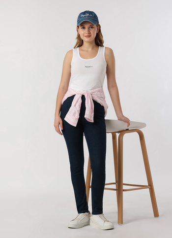 Women Dark Blue High Rise Skinny Fit Jeans