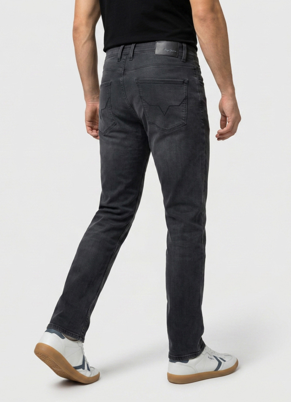 Men Black Stretchable Jeans, , large image number 3