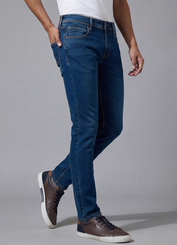 Men Blue Low Rise Skinny Powerflex Extra Stretchable Jeans