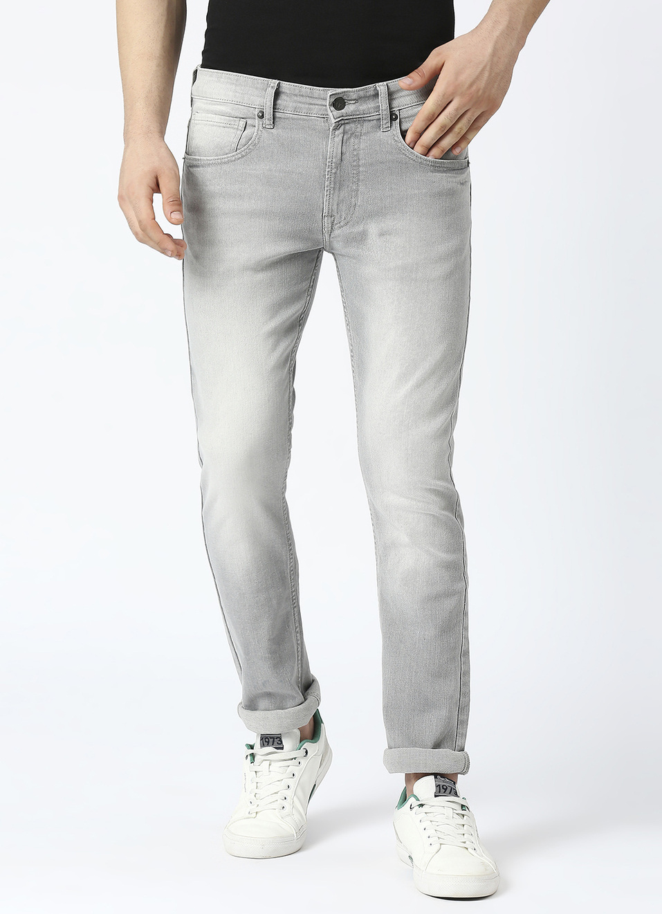 Vapour Slim Fit Mid Waist Jeans, , large image number 2